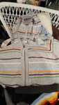 Sweter Hm da.ski rozpinanay na zamek r 40/42 w paski kolorowy