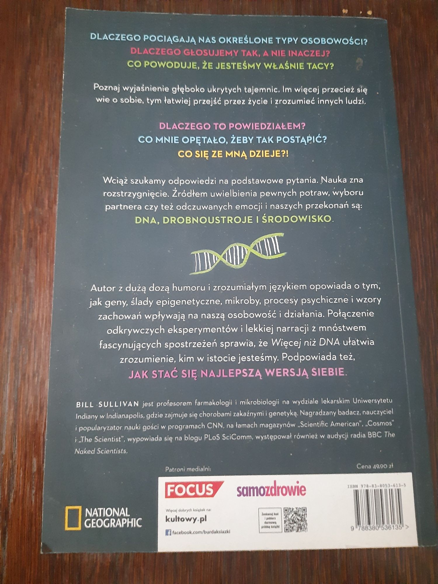 Książka pt. Więcej niż DNA - Bill Sullivan