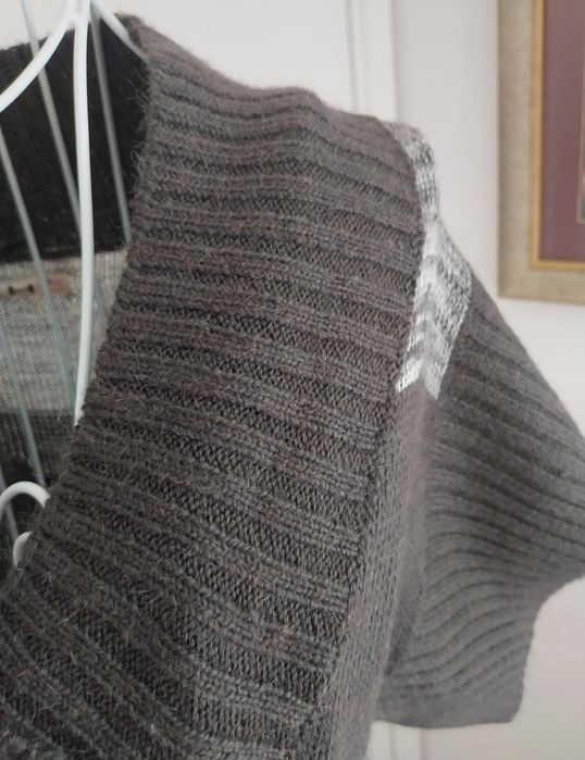 Vestido inverno | ICHI | castanho cinzento | Tamanho S | novo