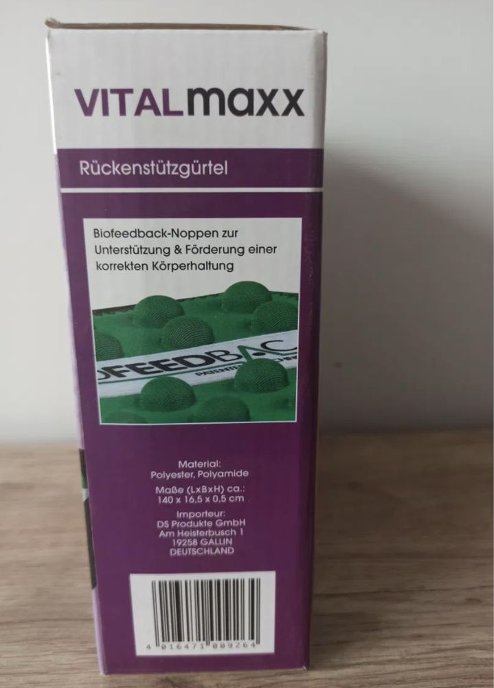 Пояс для поддержки спины Vitalmaxx "Biofeedback"