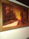 Quadro pintado a óleo