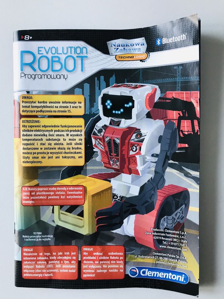 Robot Evolution Clementoni programowany  Okazja Zabawka interaktywna