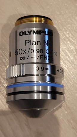 OLYMPUS PLN 50X/0.5-0.9 Obiektyw planachromatyczny