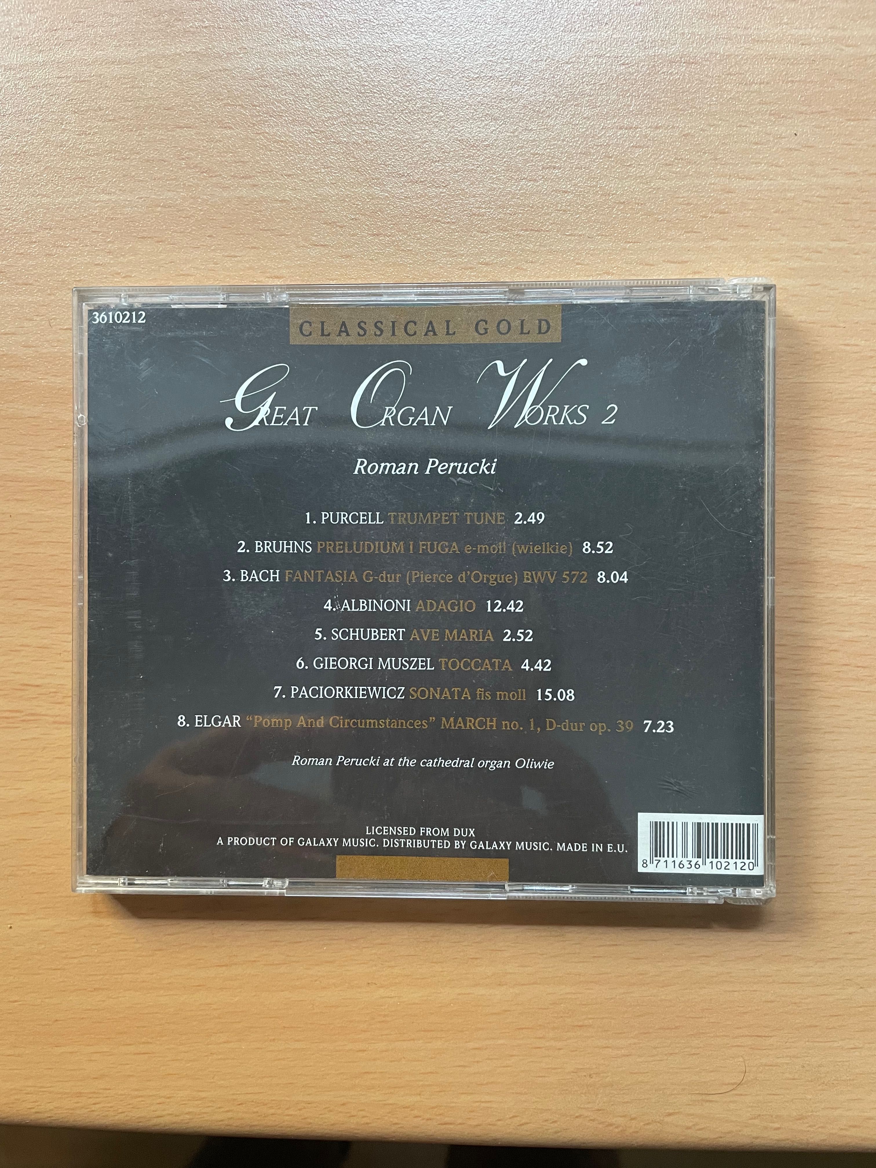 CD Great Organ Works vol2 Roman Perucki