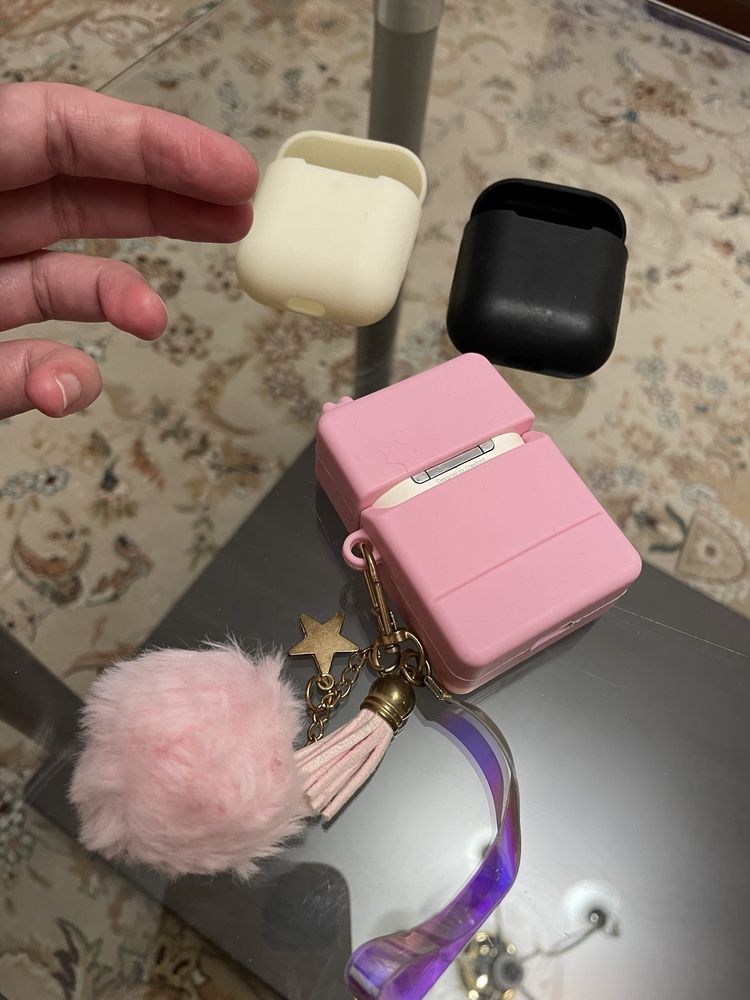 Чехол на наушники apple airpods 1,2