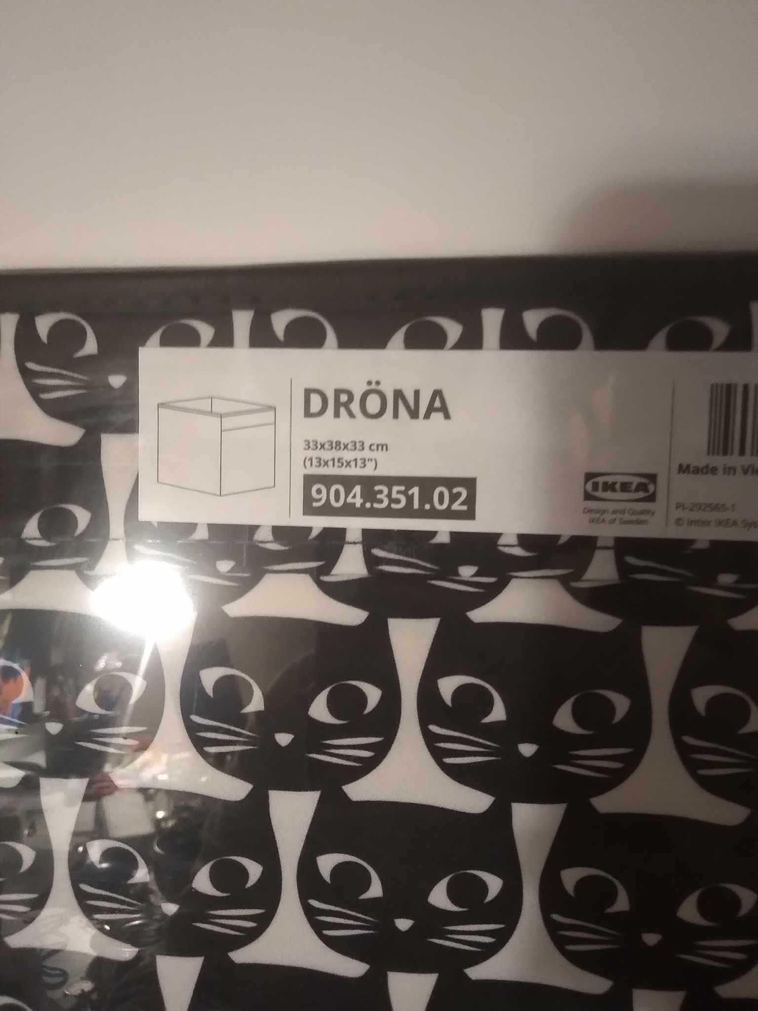 pudełko płócienne drona ikea