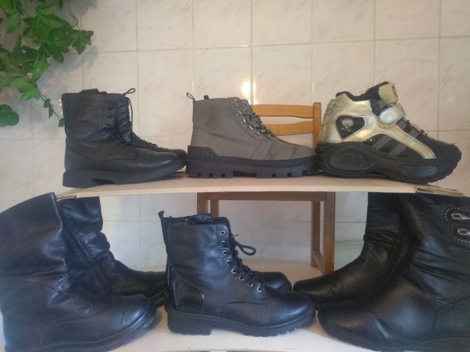 Ботинки зимние 40р,демiс.боти Pull&Bear42р,зимн. сапоги 38р,41,42р.
