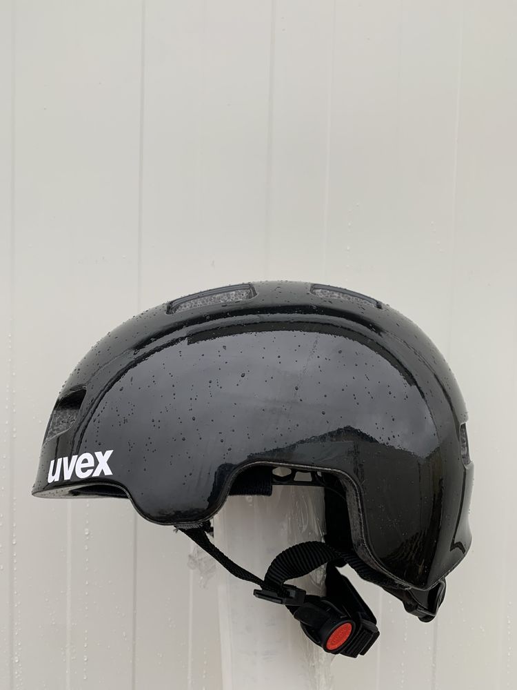 Kask Uvex HLMT4 51-55cm dzieciecy czarny rowerowy orzeszek orzech