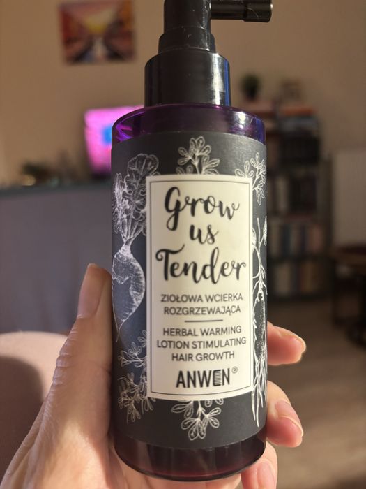 Ziołowa wcierka do włosów Anwen Grow us tender