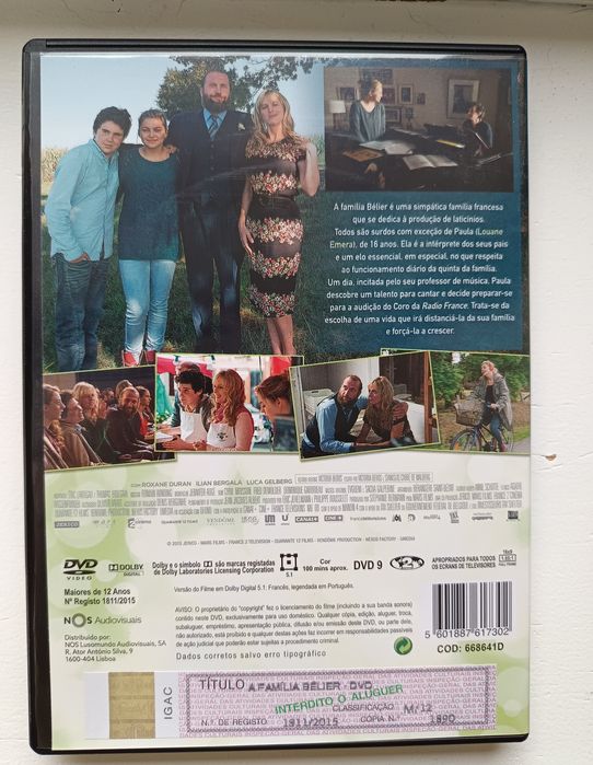 DVD a família belier