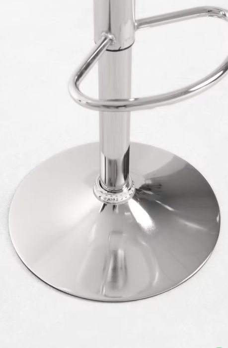 2 Bancos altos/bar hidráulicos - Branco - Novo (caixa)