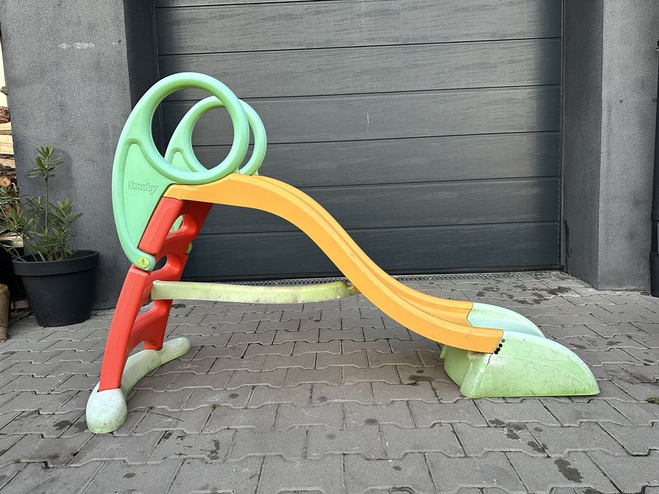 Smoby Zjeżdżalnia Smoby żółta ogrodowa dla dziecka