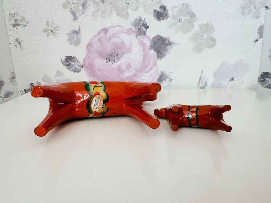 skandynawski drewniany koń,konik,Nils Olsson Dala,antyk,vintage,retro