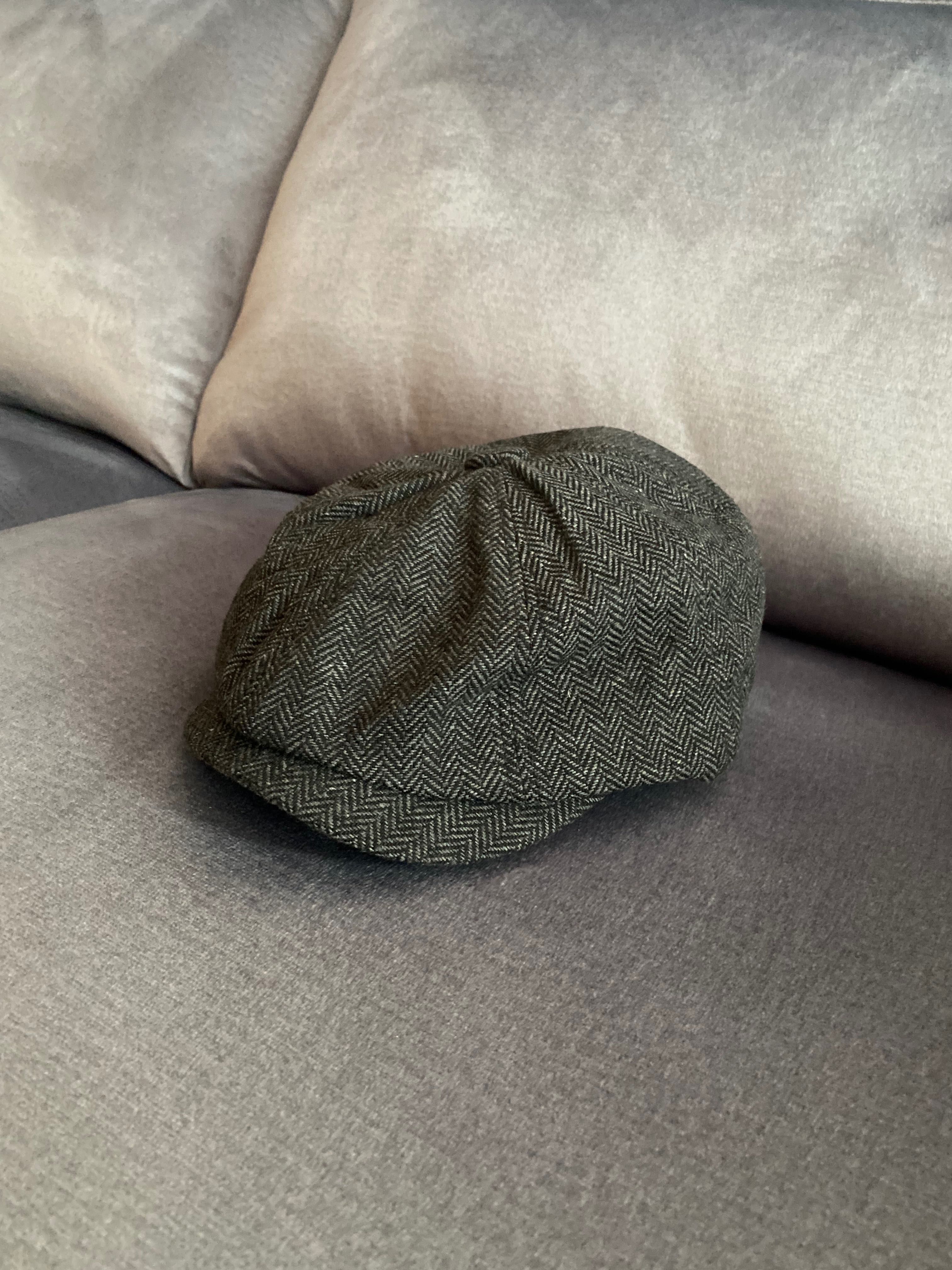 Nowy kaszkiet męski Peaky Blinders czapka beret ciemny czarny