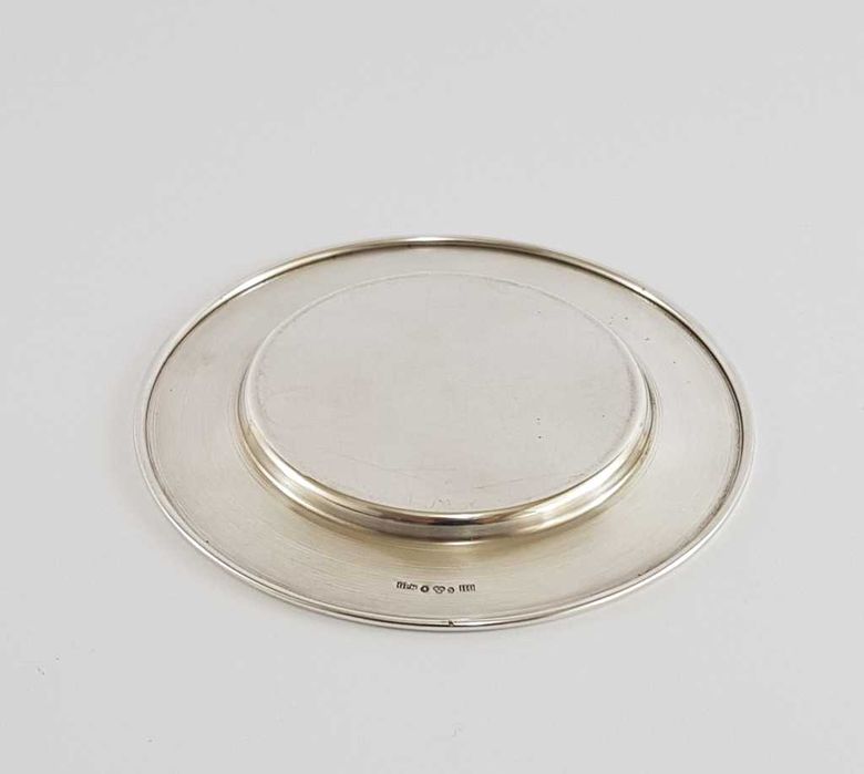 Srebrna patera pamiątkowa Zamek Trolle-Ljungby - Szwecja z lat 50-tych