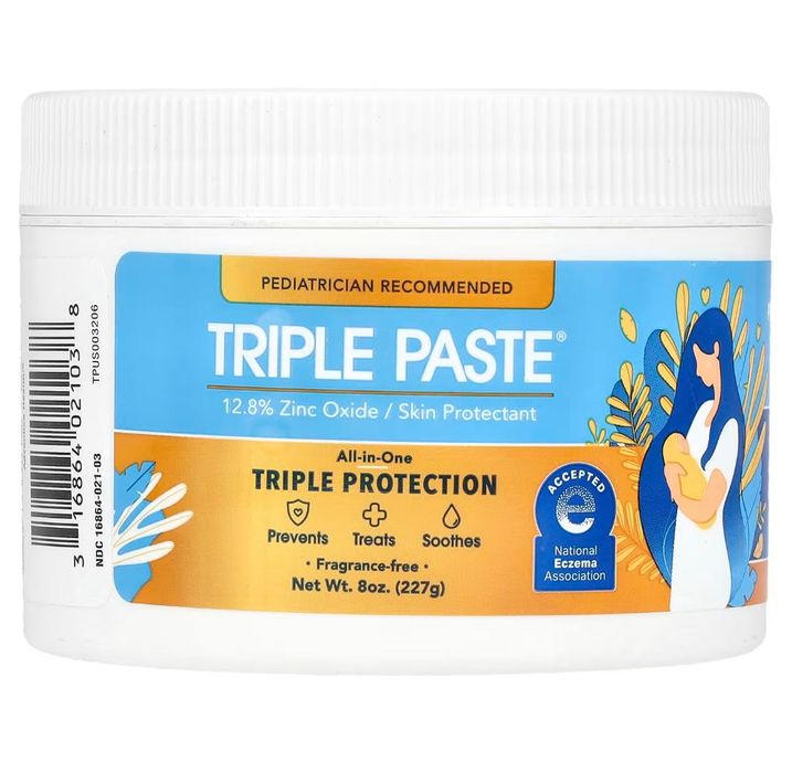 Крем під підгузок, крем від пелюшкового дерматиту Triple Paste