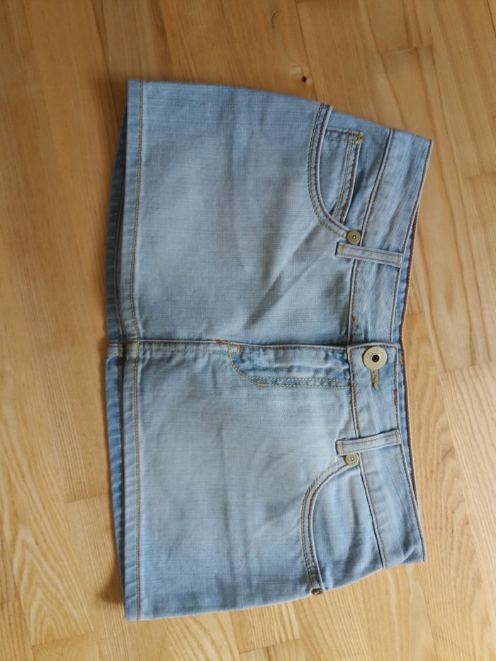 cudna mini jeansowa plazówka xs biodrowka cross jeans nowa
