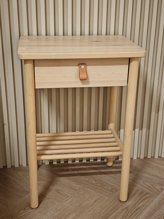 IKEA BJORKSNAS 2 Stoliki nocne brzoza nowość  48x38 cm