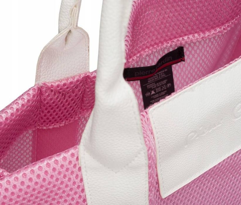 duża, składana damska torba na plażę i zakupy - pierre cardin