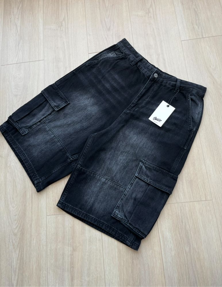 Шорти Pull&Bear (S-M) Skater Fit Оригінал Широкі Широкие Нові Шорты