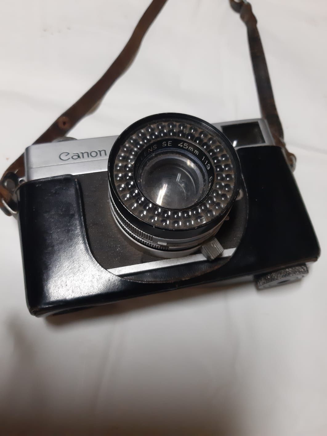 Máquina fotográfica antiga Canon