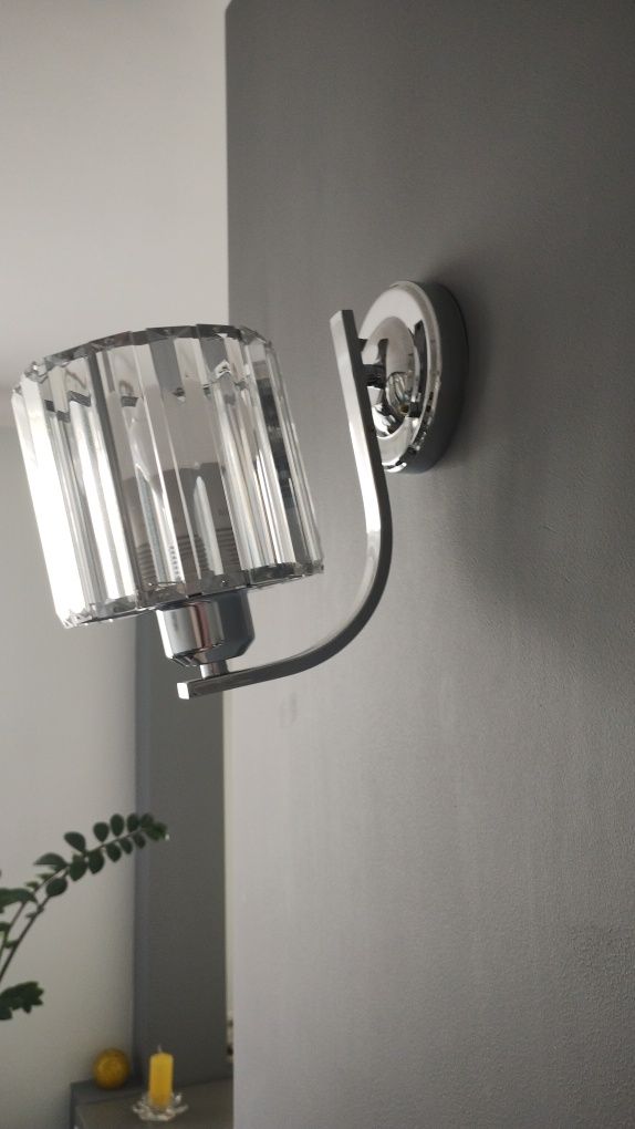 Lampa kryształowa kinkiet
