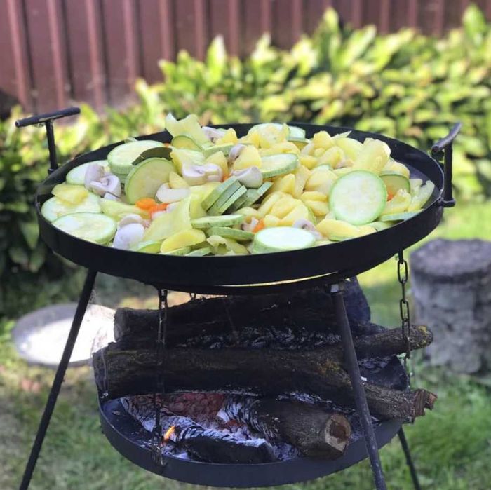 сковорода садж з диску борони 50 см з підвіскою