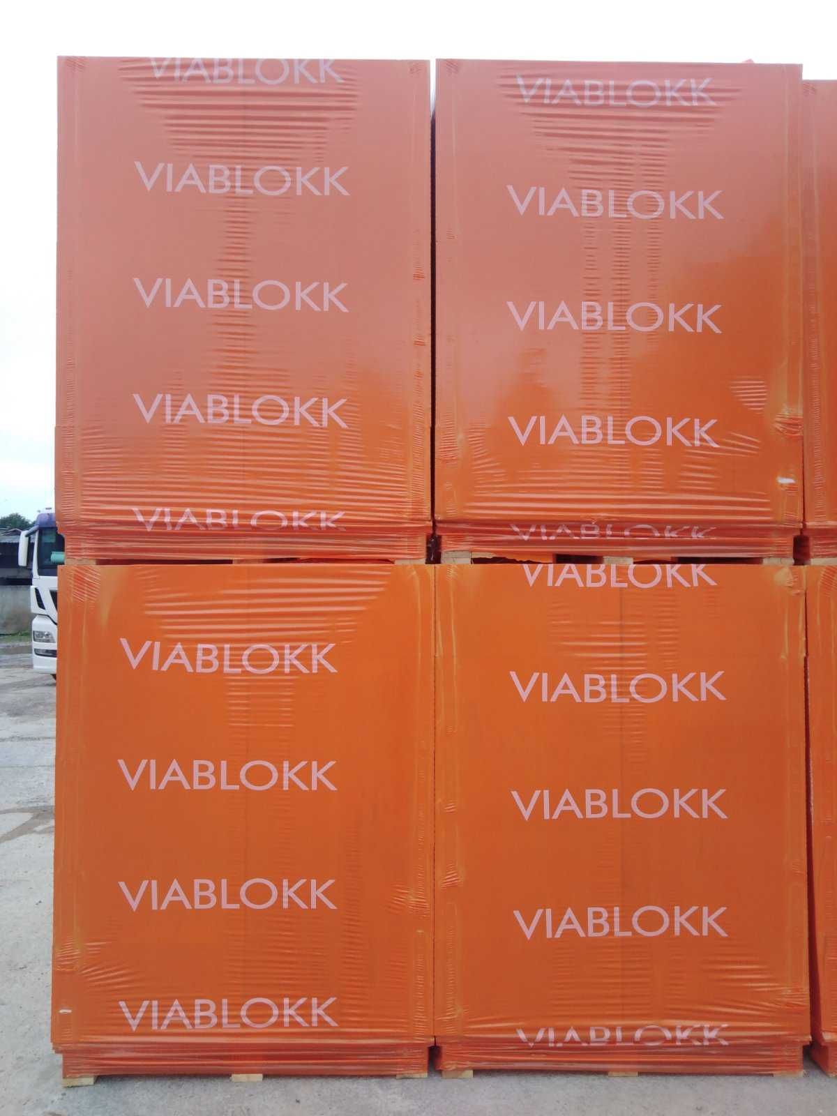 Газоблок піноблок VIABLOKK Д300 по цін виробника Самбір Хирів-Доставка