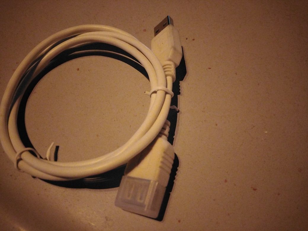 Кабель usb micro (in/out) удлинённый как на фото