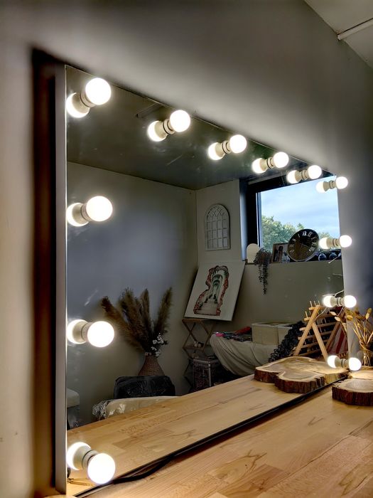 Lustro z oświetleniem led okazja do makijażu salonu okazja duże 120 cm