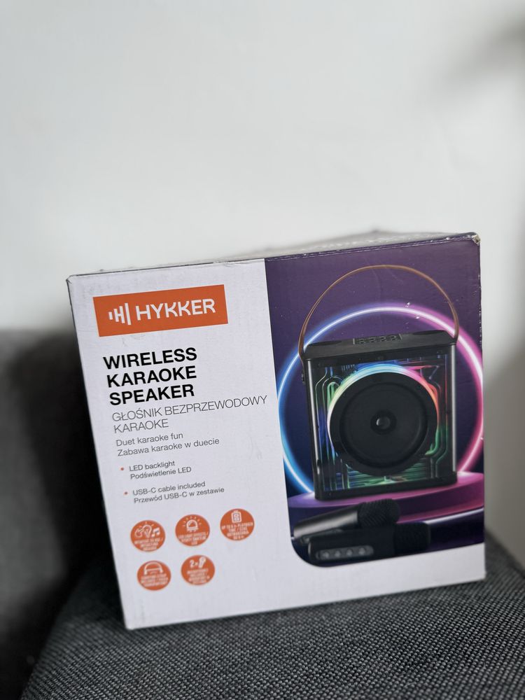 Nowy głośnik bezprzewodowy Hykker 240458-KS z KARAOKE