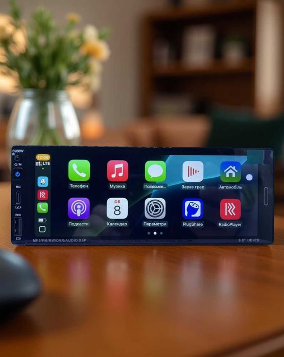 Магнітола в авто з екраном 6.9 carplay і пультом