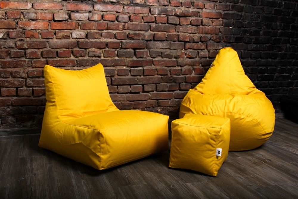 Набор мягкой мебели (груша+диван+пуф) XL кресло мешок Оксфорд