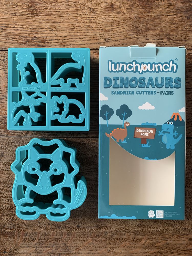 wykrawacz do kanapek tostów Lunchpunch Dinozaury