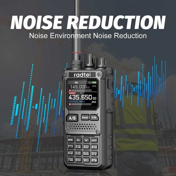 RADTEL RT-920 Walkie Talkie Radiotelefon – HF CB AM/FM 10W Bluetooth