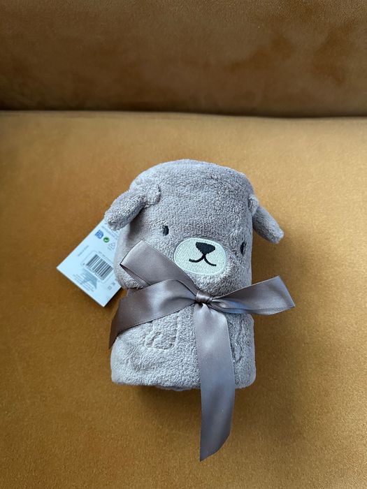 Koc miś z uszkami 60cmx100cm