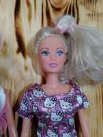 Piękna lalka Barbie sukienka Hello Kitty