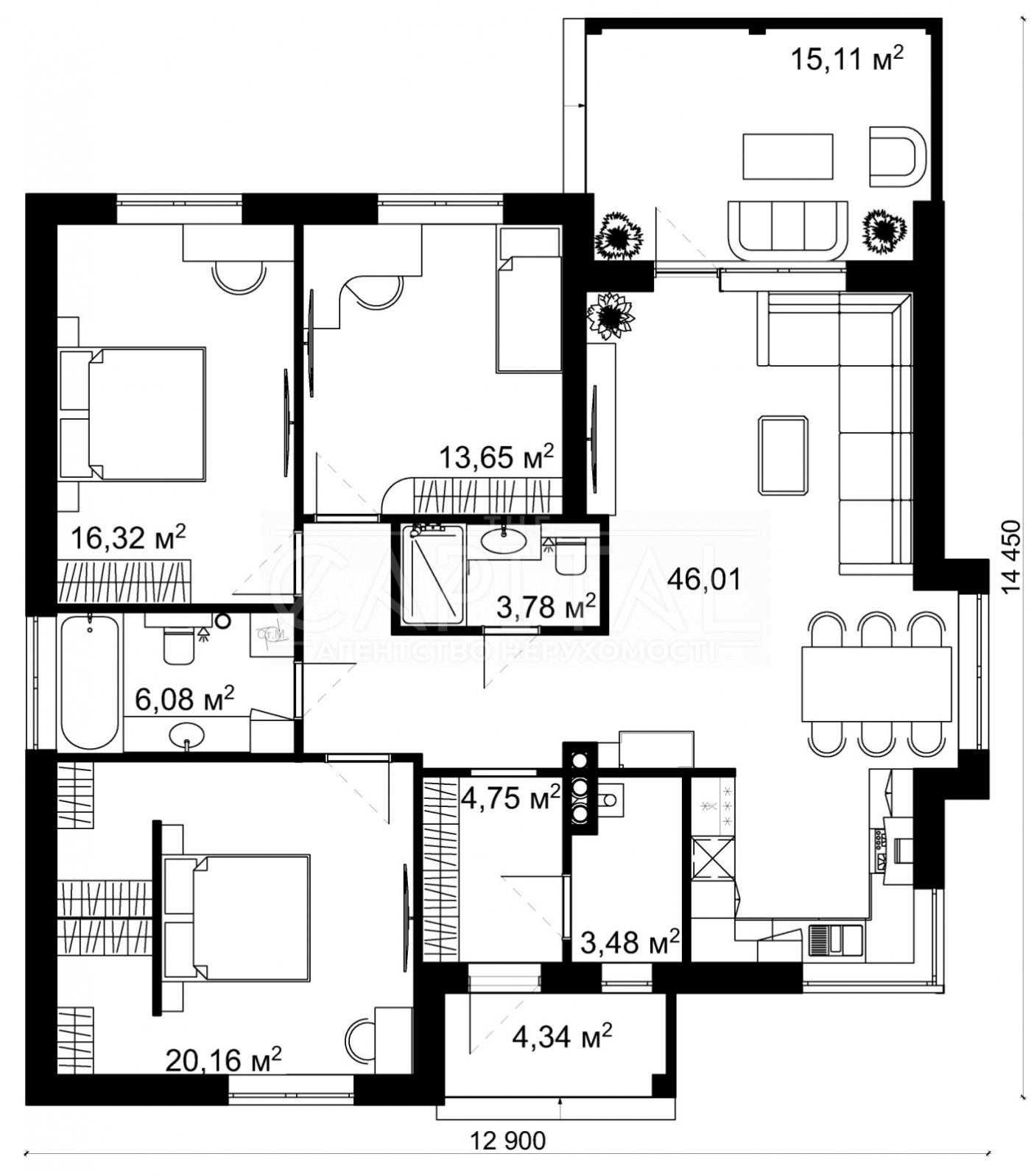 Продаж будинку, 134 м2, с. Осещина, Вишгородський р-н