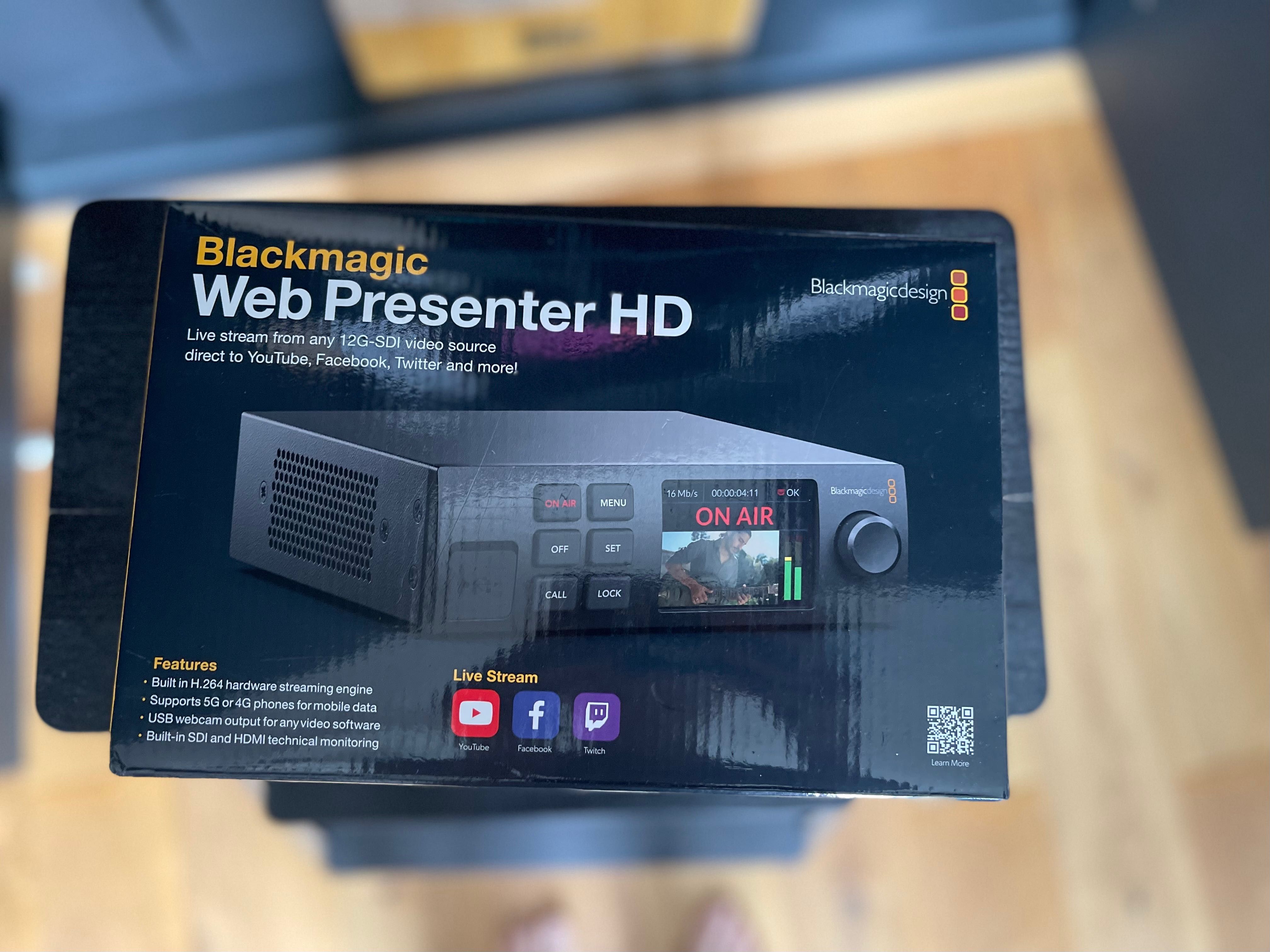 Black magic Web Presenter HD