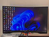 Monitor gamingowy Samsung 32", 2k, 165Hz, 1ms - idealny, używany 6m.