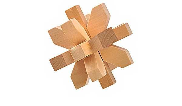 Puzzle z drewna łamigłówka