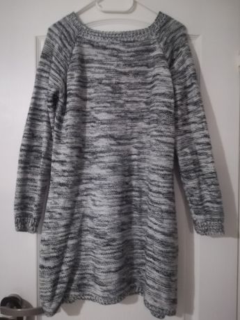 Sweter długi, sukienka r. S/M