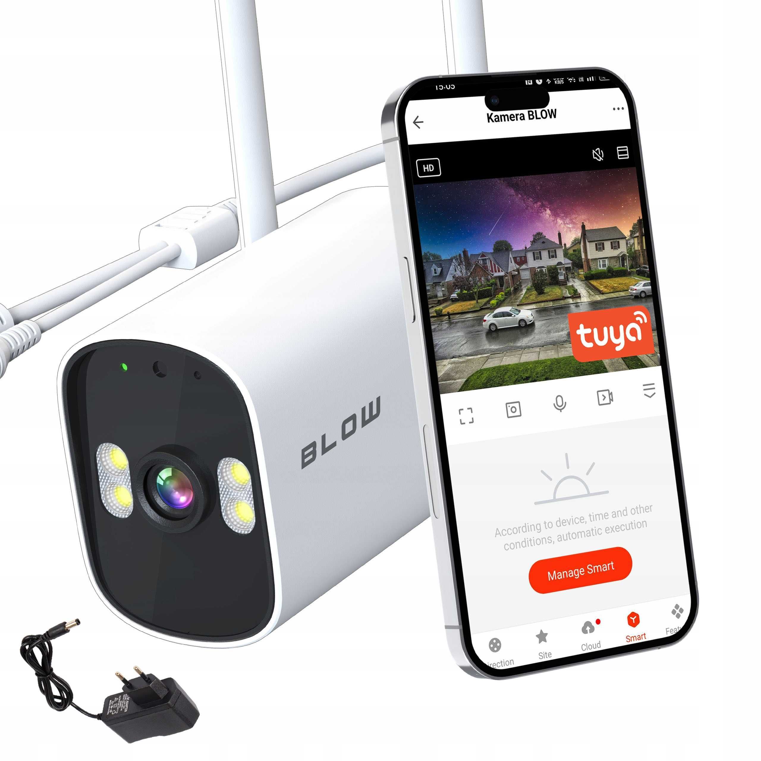 Kamera BLOW WiFi Tuya 4MP T-424 tubowa