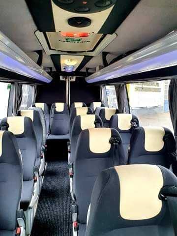 Wynajem Przewóz Osób Autokar busy 9cio 23 i 60 osobowe niskie ce