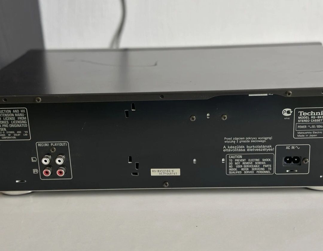 Deck cassetes Technics RS bx-501