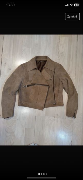 Kurtka skórzana skóra naturalna 38/ 40 M/L ramoneska