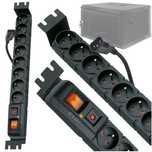 Listwa zasilająca ACAR S8 FA do szafy RACK IEC 5m 8 gniazd W0135