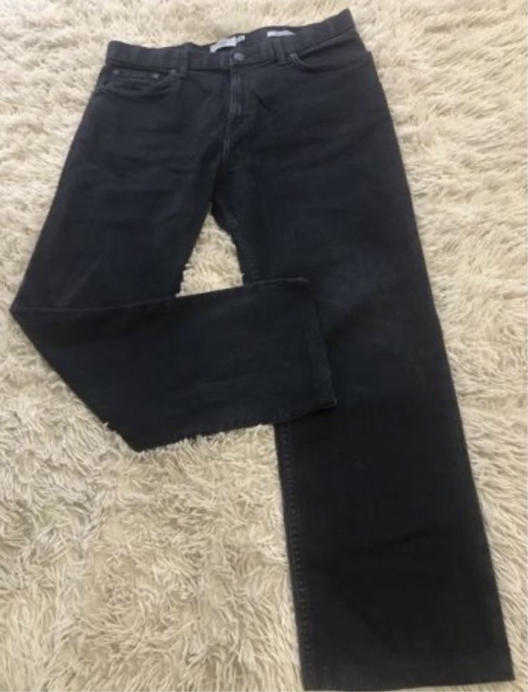 Мужские черные джинсы M&S