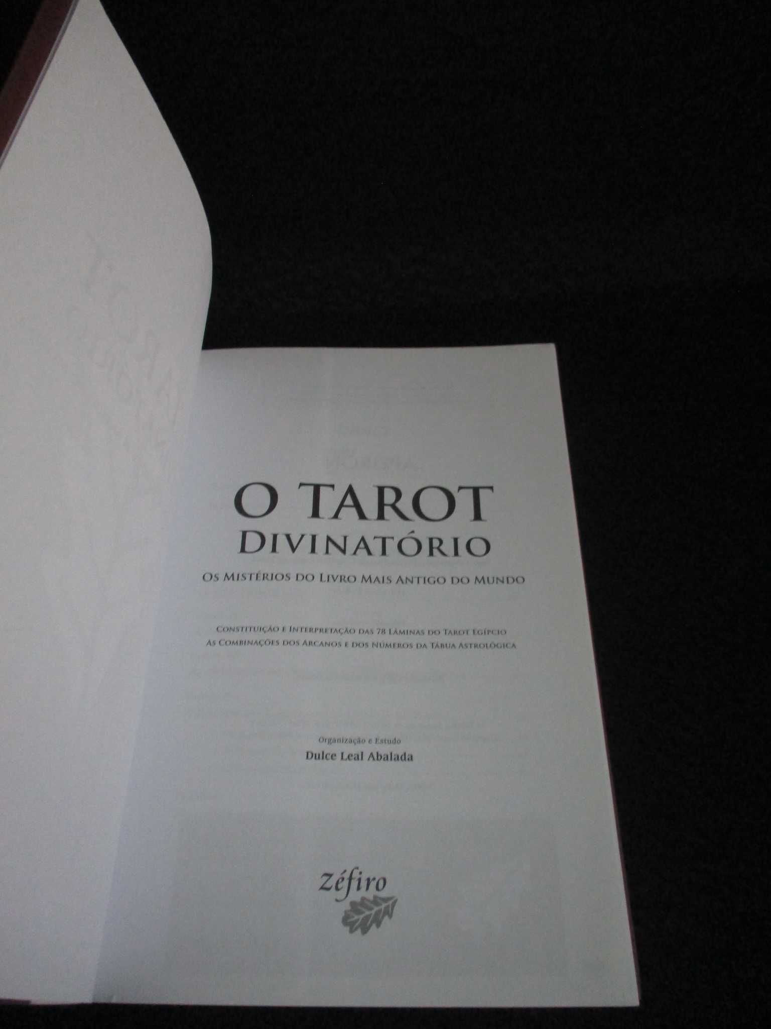 Livro O Tarot Divinatório Dulce Leal Abalada