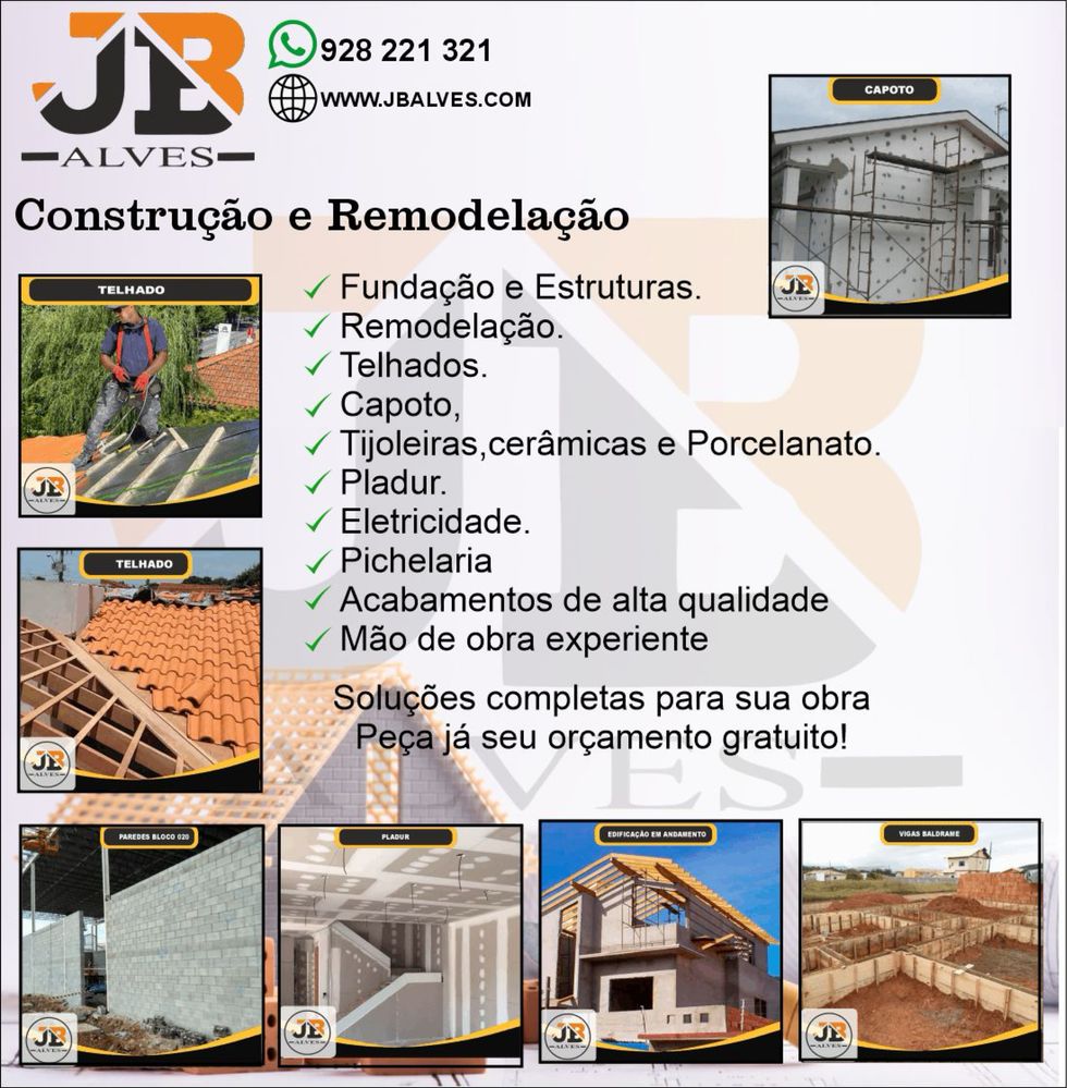 Remodelações / Construção – Orçamentos Grátis